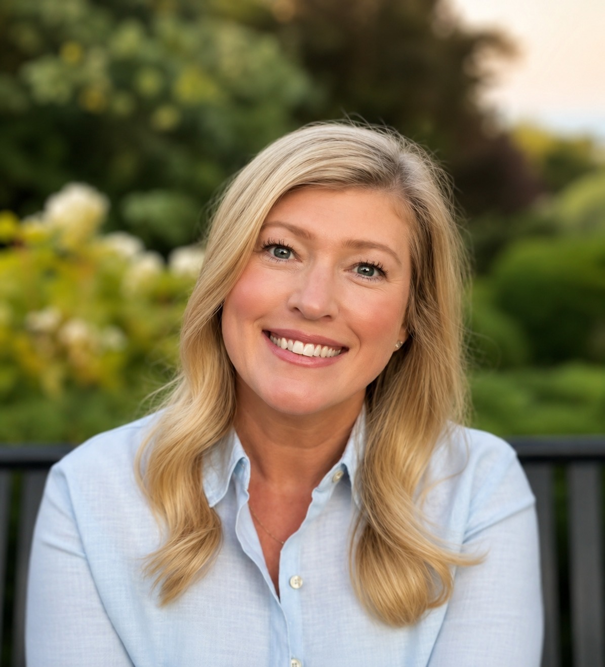 Christa Stamper smiling outdoors